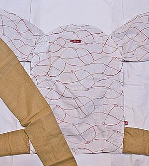 Белый с вышивкой