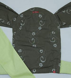 Оливковый с вышивкой