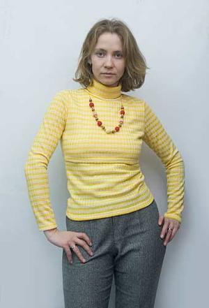 Гольф, желтая полоска