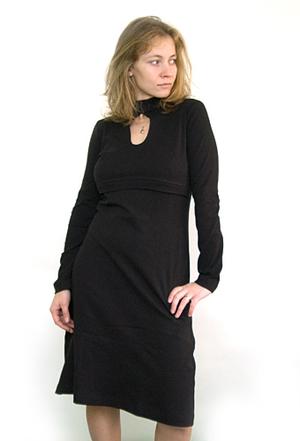 Платье-гольф, черное