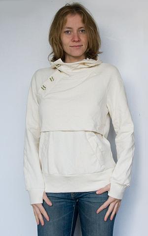 Реглан с пуговицами, молочный