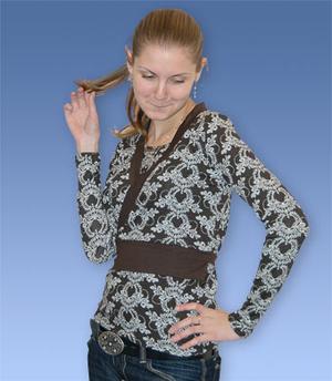 Коричневый узор