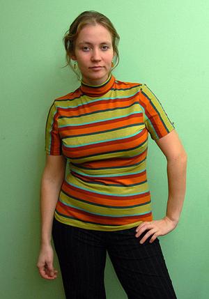 Полоска, короткий рукав