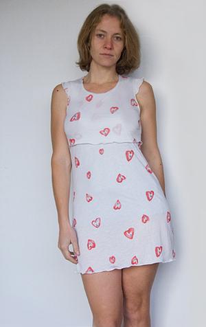 Ночная рубашка, валентинка