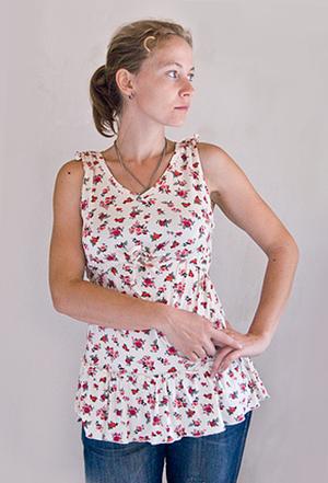 Майка с завязками, лето