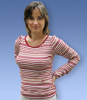 Бордовая полоска