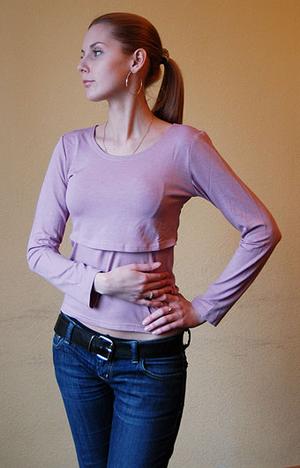 Сиреневые полоски