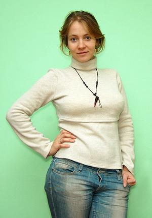 Бежевый гольф