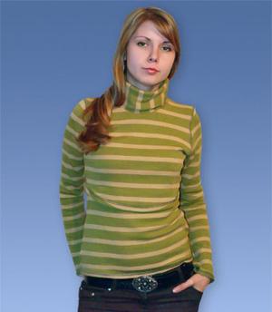 Гольф «Оливковая полоска»