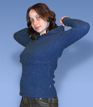 Темно-синяя кенгуру