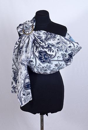 Синие узоры