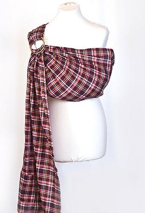 Бордовая шотландка