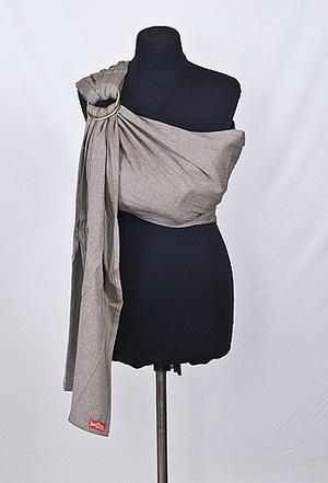 Коричневый в елочку