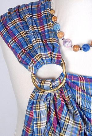 Шотландка синяя