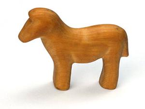 Лошадка, береза