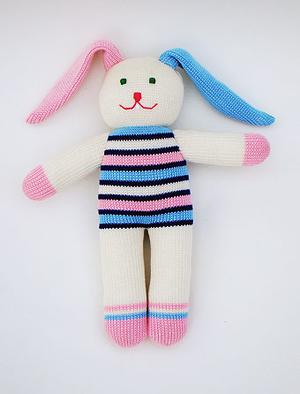 Кролик - разноцветные ухи)