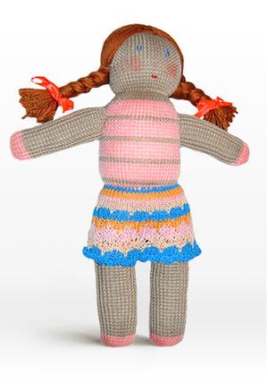 Кукла Наташа съела всю кашу